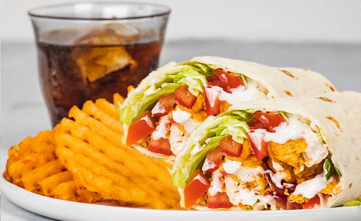 Grilled Chicken Bacon Ranch Wrap Meal