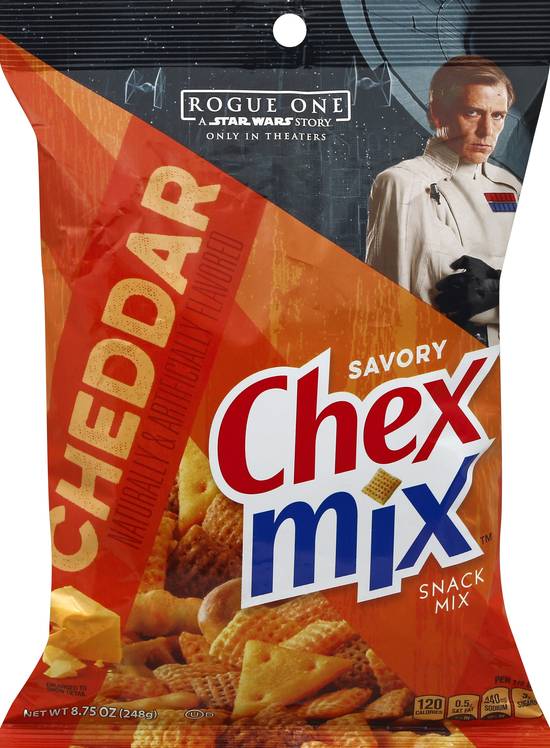 Chex Mix Snack Mix (cheddar, savory)
