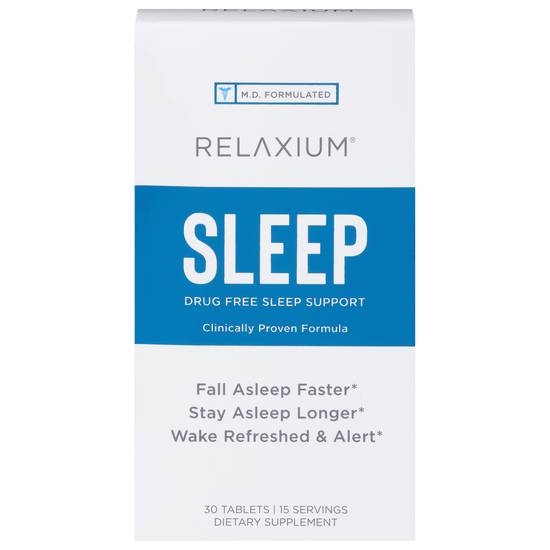 Relaxium Sleep Support Dietary Supplement Tablets (30 ct)