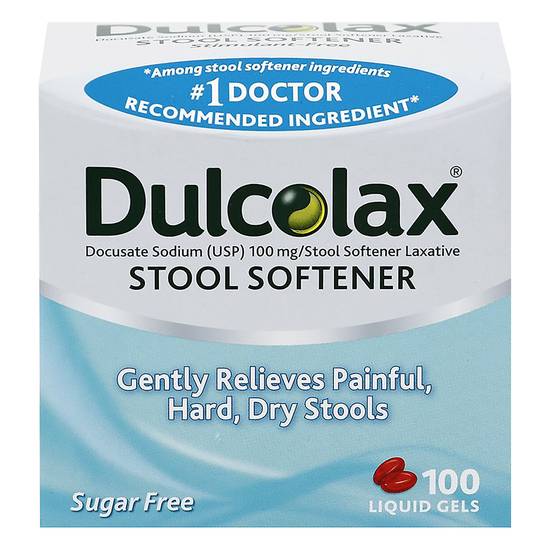 Dulcolax Stool Softener Stimulant-Free (100 liquid gels)