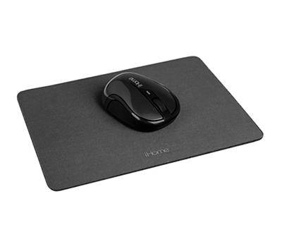 Black 2.4G Wireless Mouse & Rectangle Pad