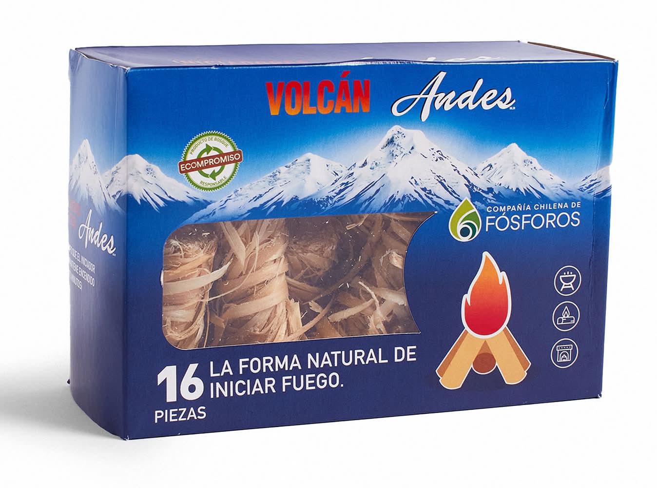 Andes Hogar · Iniciador de fuego volcán
