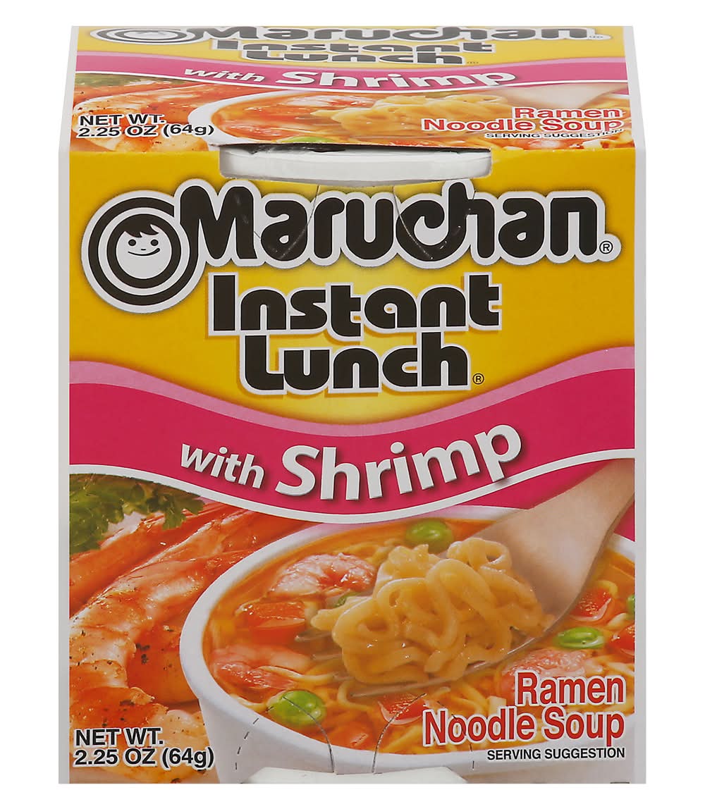 Maruchan Instant Lunch Ramen Noodle Soup, Shrimp (2.25 oz)