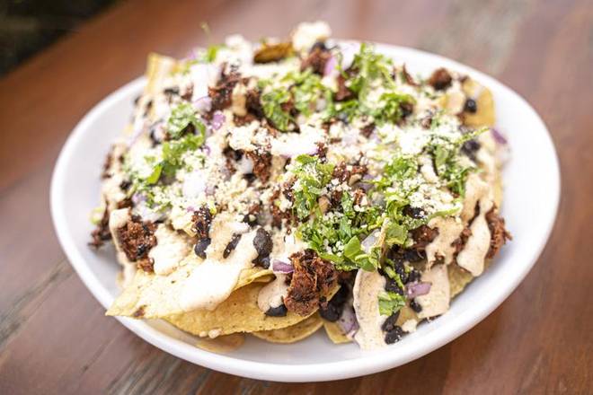 Jackfruit Nachos