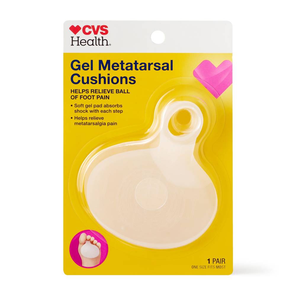 Cvs Health Gel Metatarsal Cushions, 1 Pair