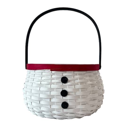 Large Snowman Basket By Ashland