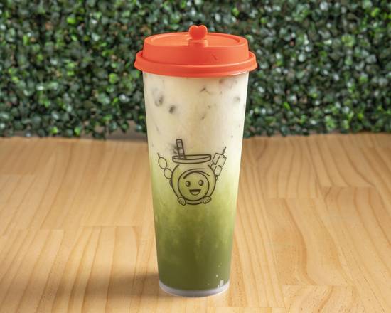 Lychee Matcha Milk Tea