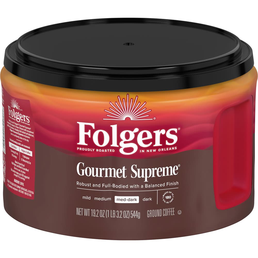 Folgers Gourmet Supreme Ground Coffee (1.2 lbs)