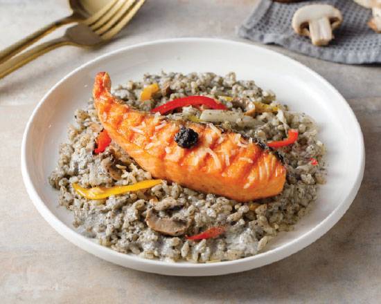 松露嫩鮭野菇燉飯套餐 Truffle Risotto with Salmon Fillet and Mushroom Combo