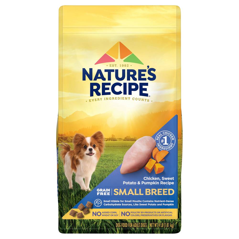 Nature's Recipe Chicken Sweet Potato & Pumpkin Small Breed Dog Food