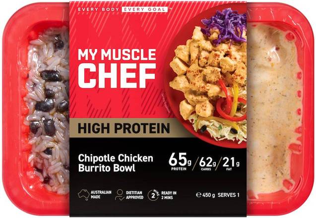 My Muscle Chef - Chipotle Chicken Burrito Bowl 450g