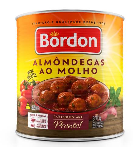 Bordon · Almôndegas de carne bovina e frango ao molho (830 g)