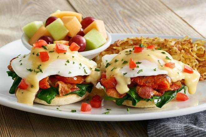 Bacon Spinach Benedict