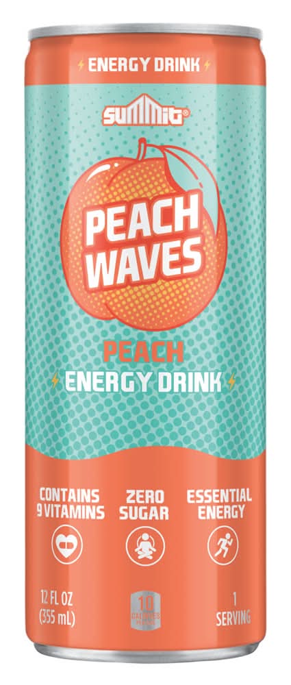 Summit Energy Drink, Peach (12 fl oz)
