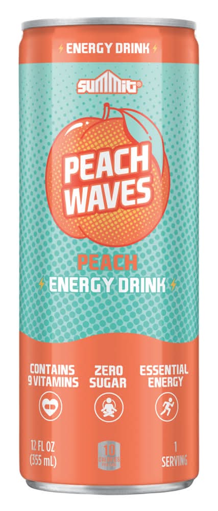 Summit Energy Drink, Peach (12 fl oz)