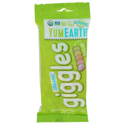 Yum Earth Organic Sour Giggles Chewy Candy Bites