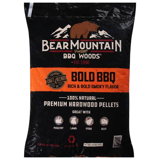 Bear Mountain Bbq Woods Bold Bbq Premium Hardwood Pellets