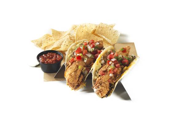 Crispy Fried Chicken Tacos