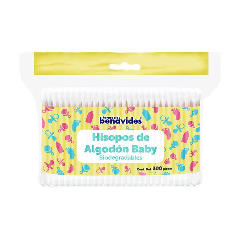 Farmacias Benavides · Hisopos de algodón baby (300 un)