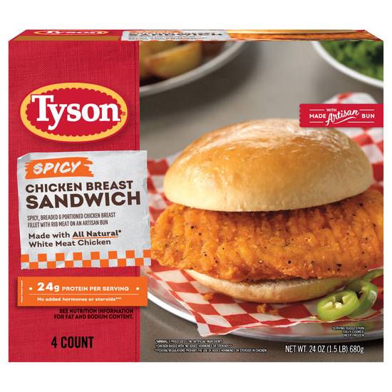 Tyson Chicken Breast Sandwich