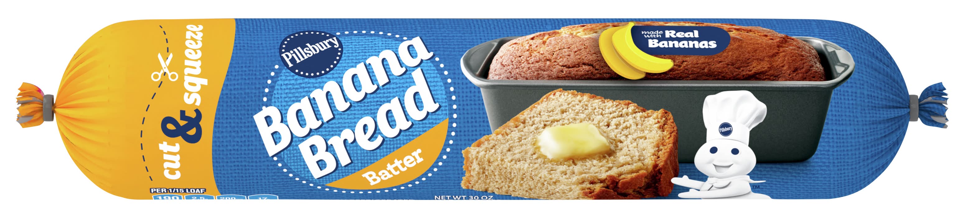 Pillsbury Cut & Squeeze Banana Bread Batter (30 oz)
