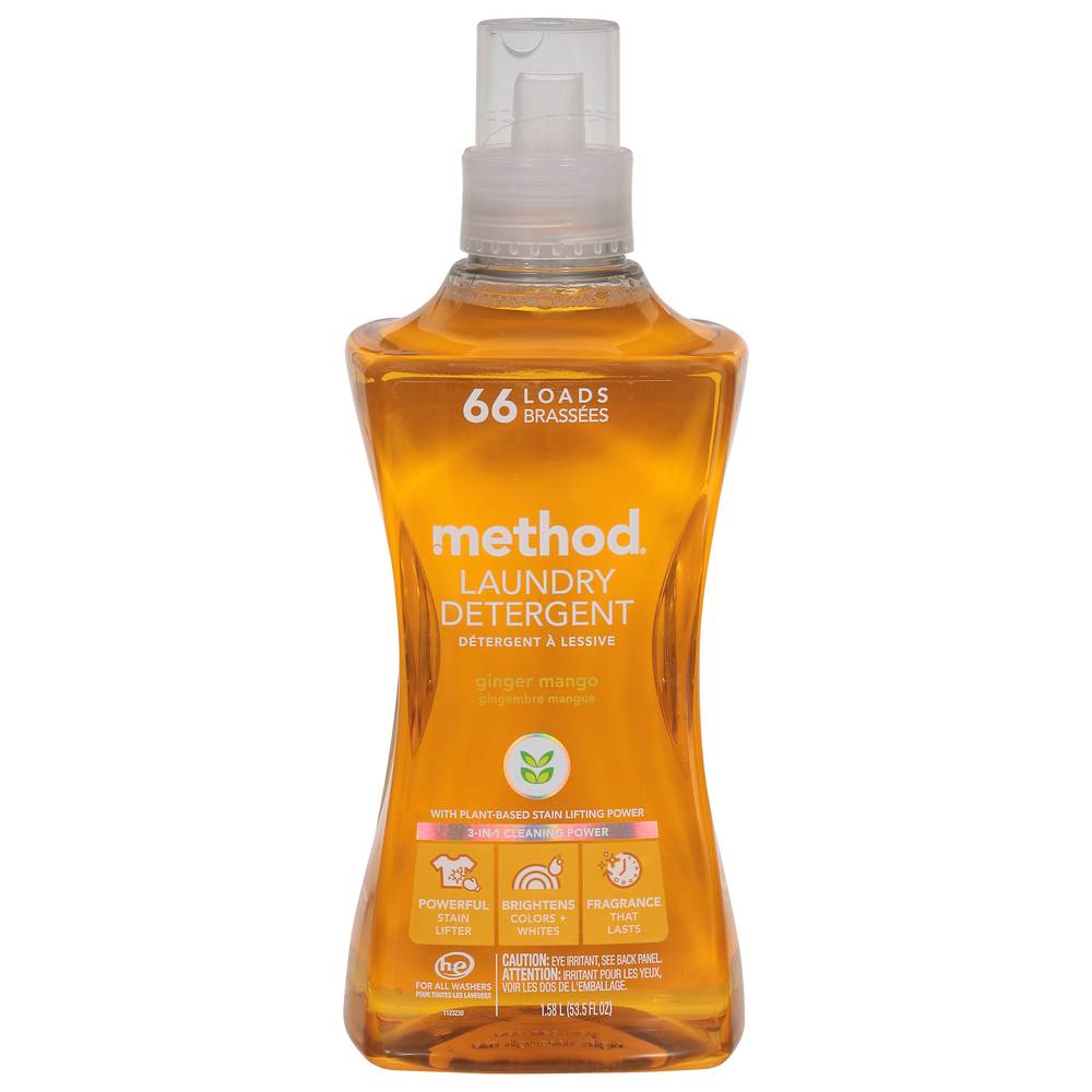 Method Ginger Mango 4x Concentrated Laundry Detergent