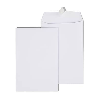 Staples Easyclose Catalog Envelopes Box, White (100 ct)