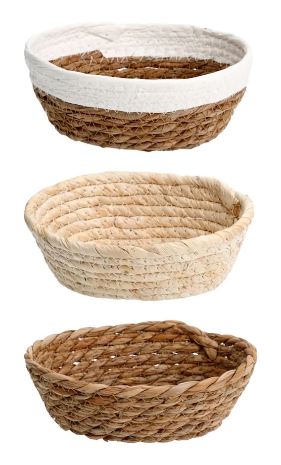 Shore Living Woven Basket, 6.3x5 in