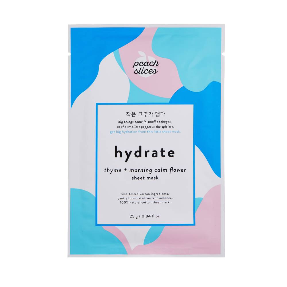 Peach Slices Hydrate Theme Face Mask (0.84 fl oz)