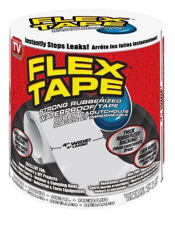 Flex Tape White Strong Rubberized Waterpoof Tape