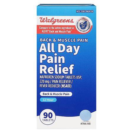 Walgreens Back and Muscle Pain Naproxen Sodium (2.08 oz)