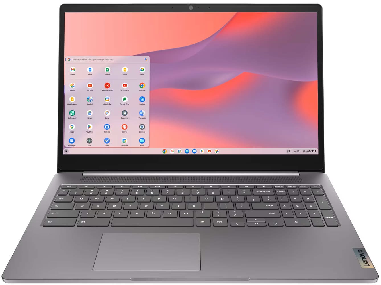 Lenovo - IdeaPad 3i Chromebook 15.6" Full HD Laptop - Intel Celeron 2021 - 4GB Memory with 64GB eMMC Storage - Arctic Grey