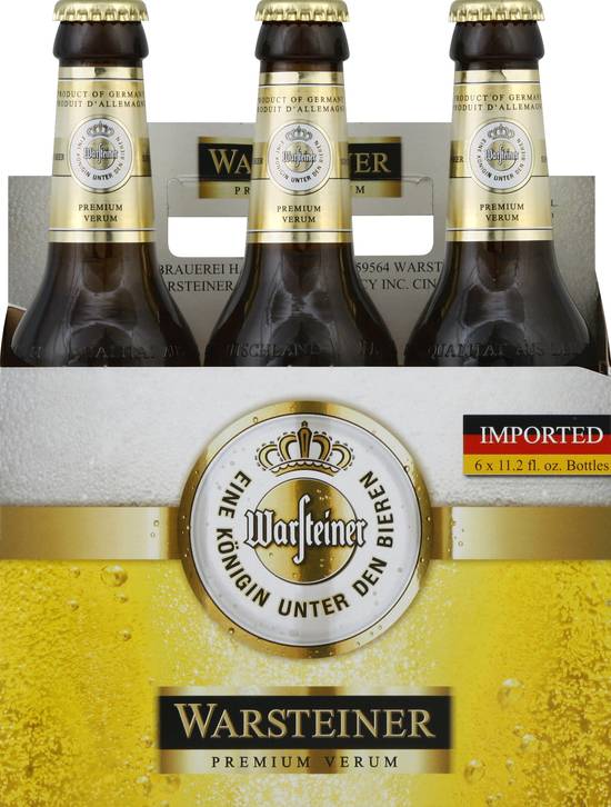 Warsteiner German Pilsener Beer (6 ct, 11.2 fl oz)