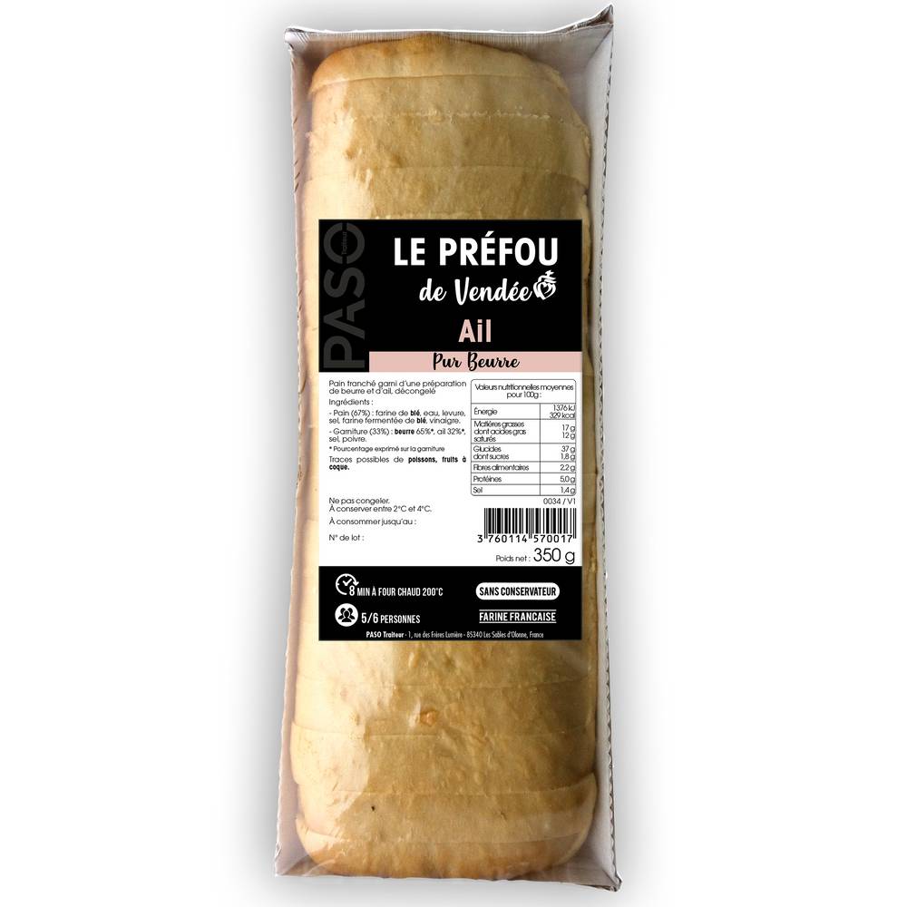 Paso - Le préfou ail carrefour (350g)