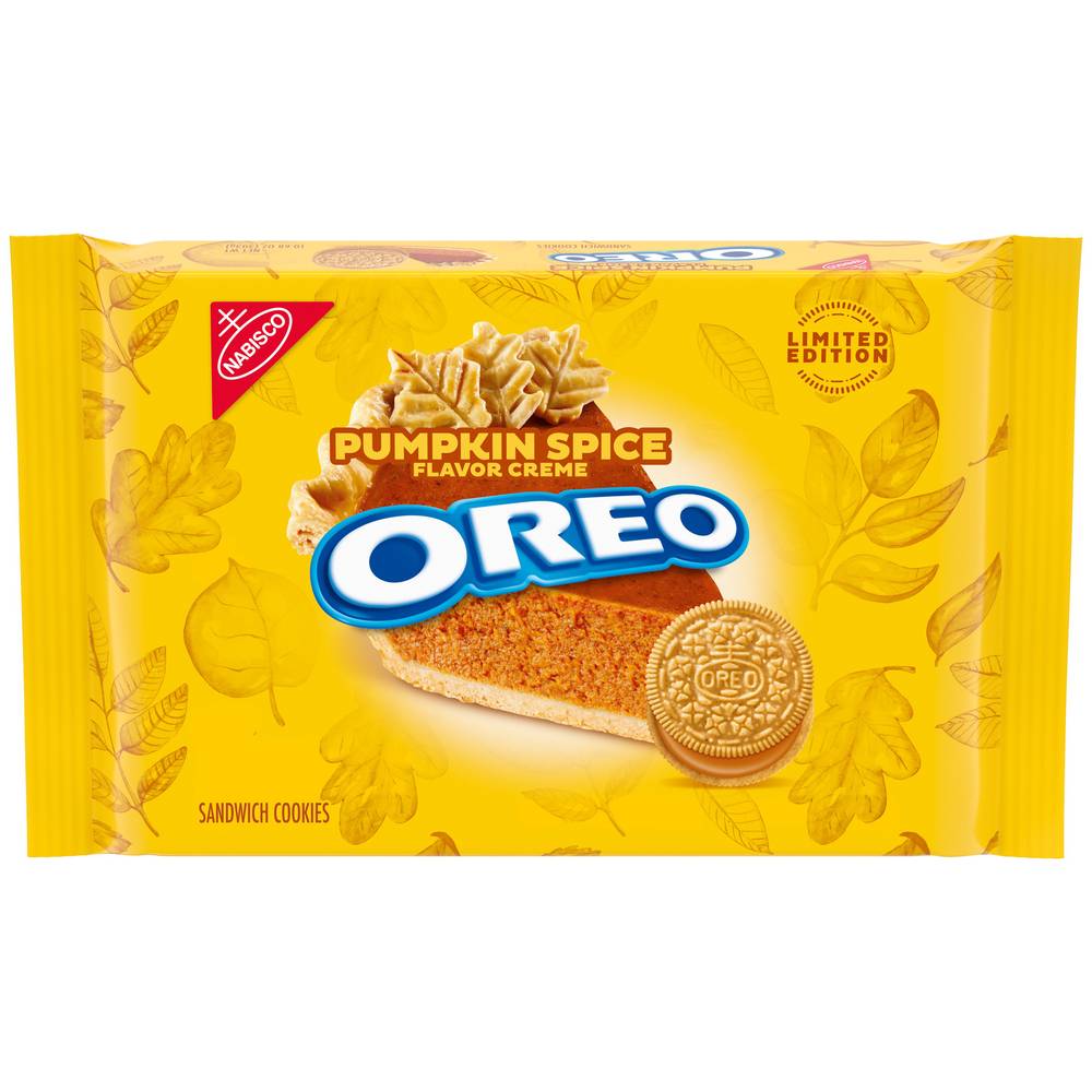 Oreo Limited Edition Sandwich Cookies, Pumpkin Spice (10.68 oz)