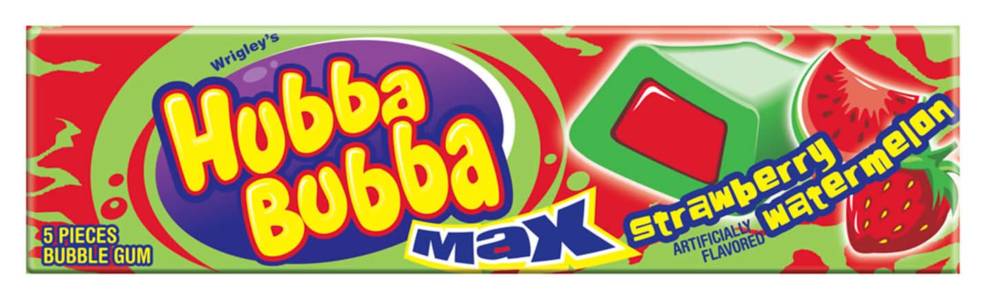 Chicle Hubba Bubba Max Fresa y Sandía 5 un.