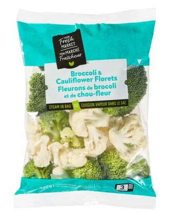 Your Fresh Market Broccoli & Cauliflower Florets (340 g)