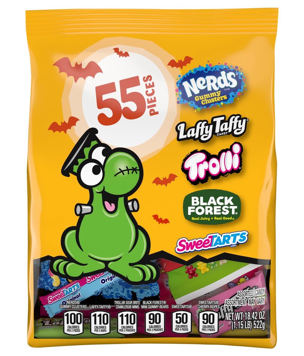 Nerds Halloween Assorted Candy Bag (18.42 oz, 55 ct)