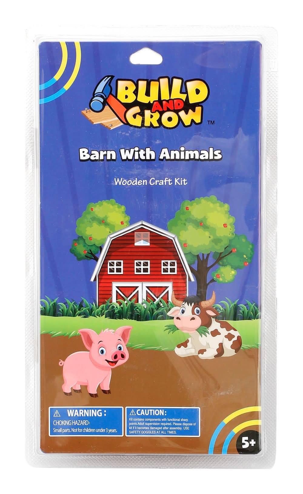 Build and Grow Barn With Animals Kid's Project Kit