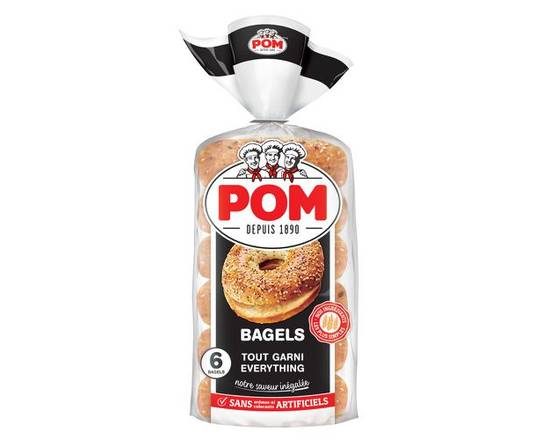 Pom · Bagels Tout garni - Everything bagel (450 g)