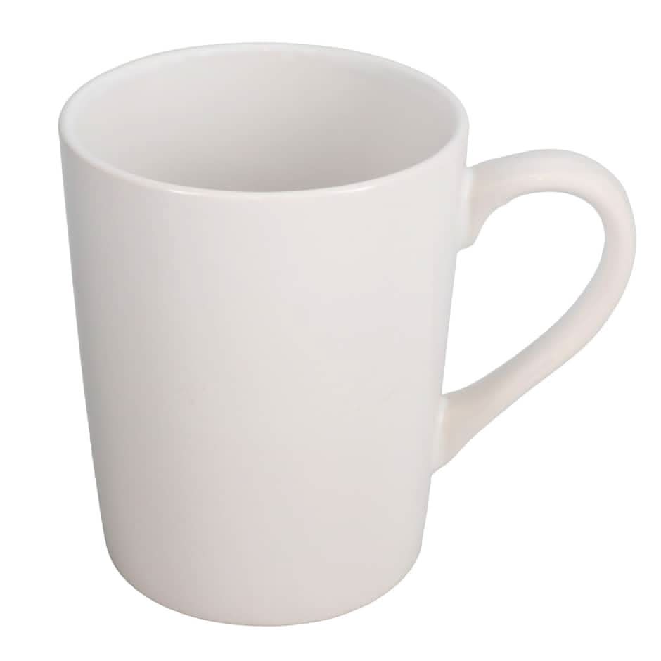 Royal Norfolk Ceramic Glaze Mug 14 oz, White