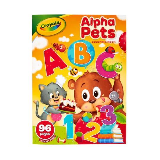 Crayola Alpha Pets Coloring Book