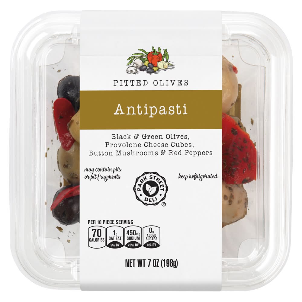 Park Street Deli Pitted Olives Antipasti (7 oz)