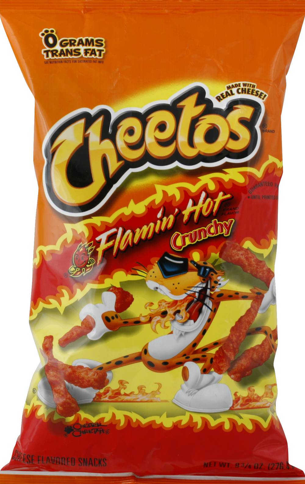 Cheetos Flamin' Hot Crunchy Snacks, Cheese (9.75 oz)