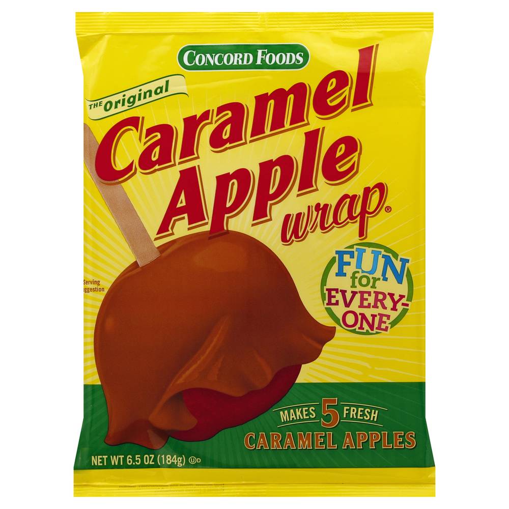 Concord Foods Fresh Caramel Apples Wrap