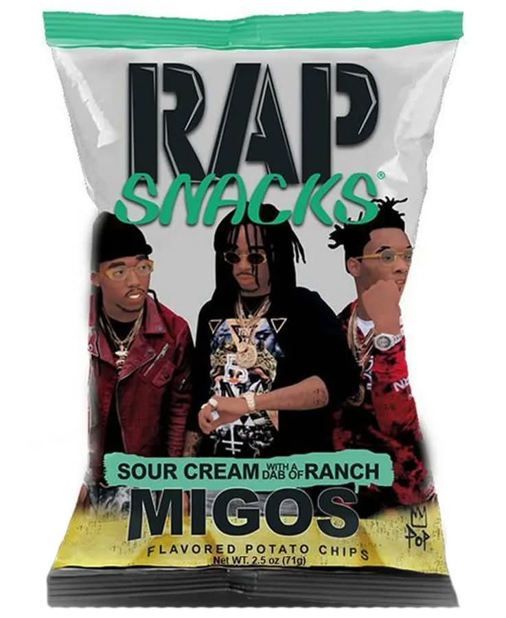 Rap Snacks Sour Cream with Ranch Migos