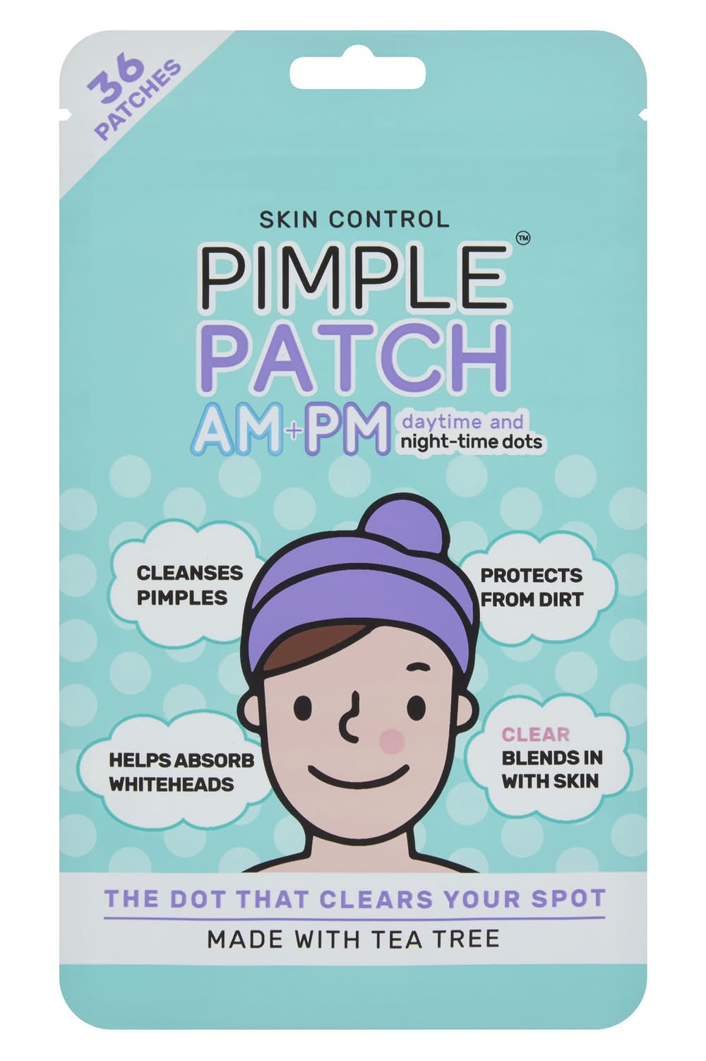 Skin Control Pimple Patch Mixed Am & Pm (36 pack)