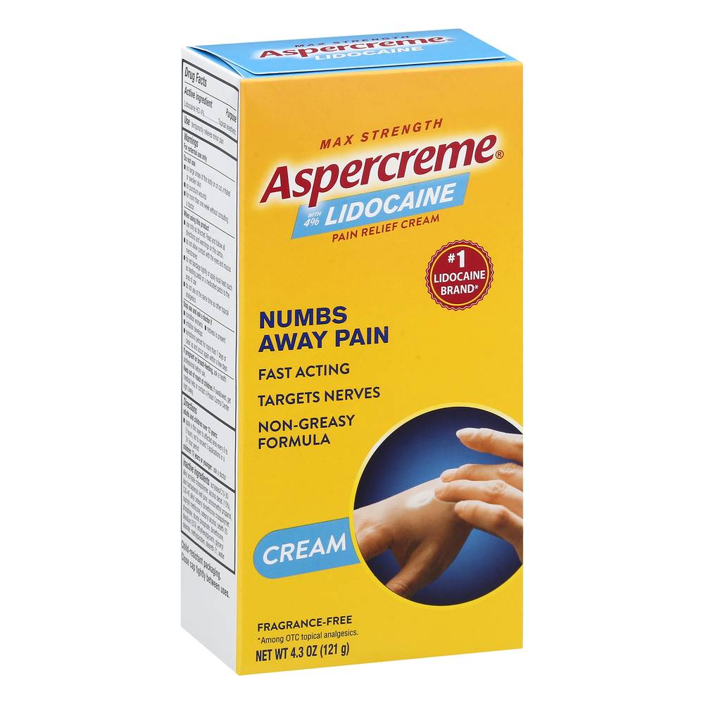 Aspercreme Max Strength Pain Relief Cream