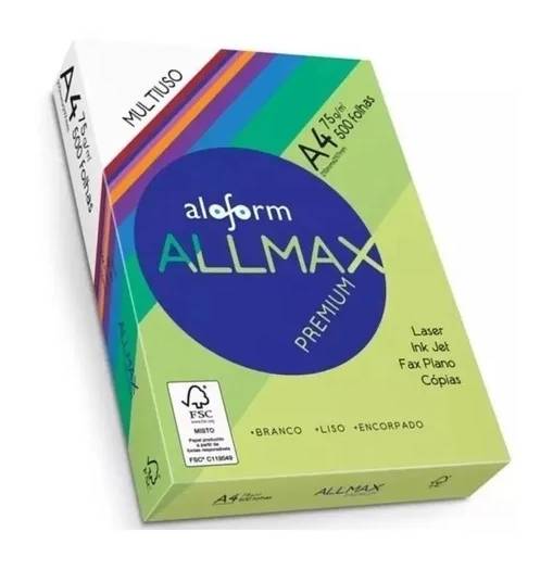 Allmax papel a4 (500 folhas)