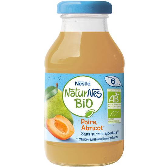 Nestlé - Boisson poire et abricot pour bébé dés 6 mois (200 ml)